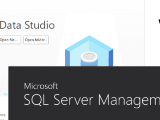 SQL Server Management Studio vs Azure Data Studio